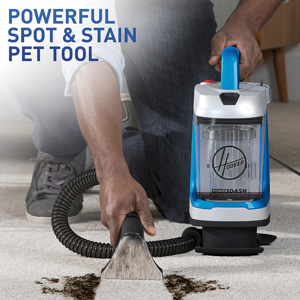 HOOVER PowerDash GO Pet Portable Carpet Cleaner - Lightweight Upholstery Cleaner for Pets, Stains & Spots - Perfect for Home, Car & Furniture Cleaning (Model FH13001)