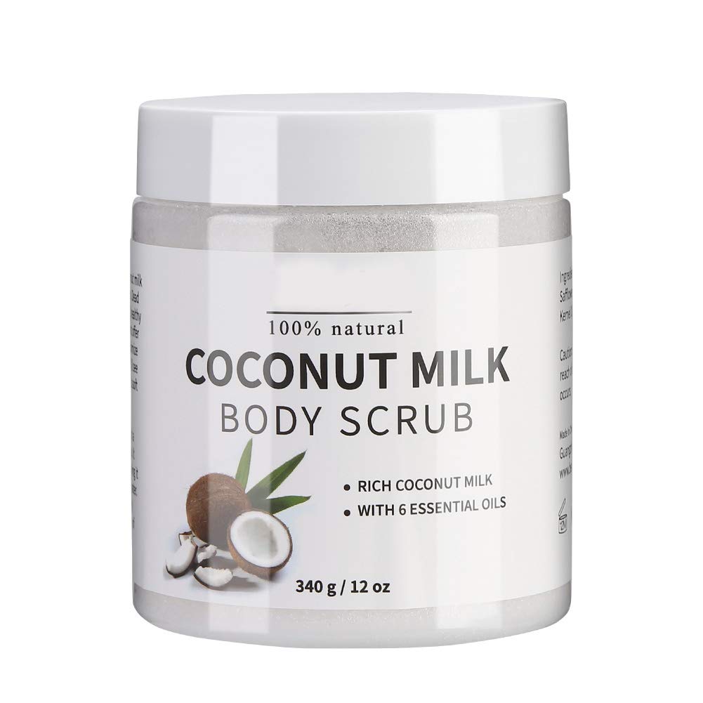 Premium Exfoliating Bath Salt & Body Scrub - Skin Firming, Rejuvenating Milk & Soda Formula for Soft, Smooth Skin | Spa Quality Skincare for Relaxation & Self-Care at Home