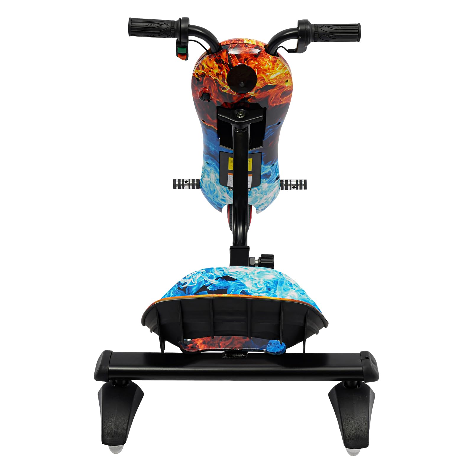 Fliuyr 360° Electric Scooter for Kids - Adjustable Height, 12 km/h Speed, LED Front Lights, Up to 50 kg Capacity - Perfect for Commuting to School & Outdoor Play (Ages 3+)