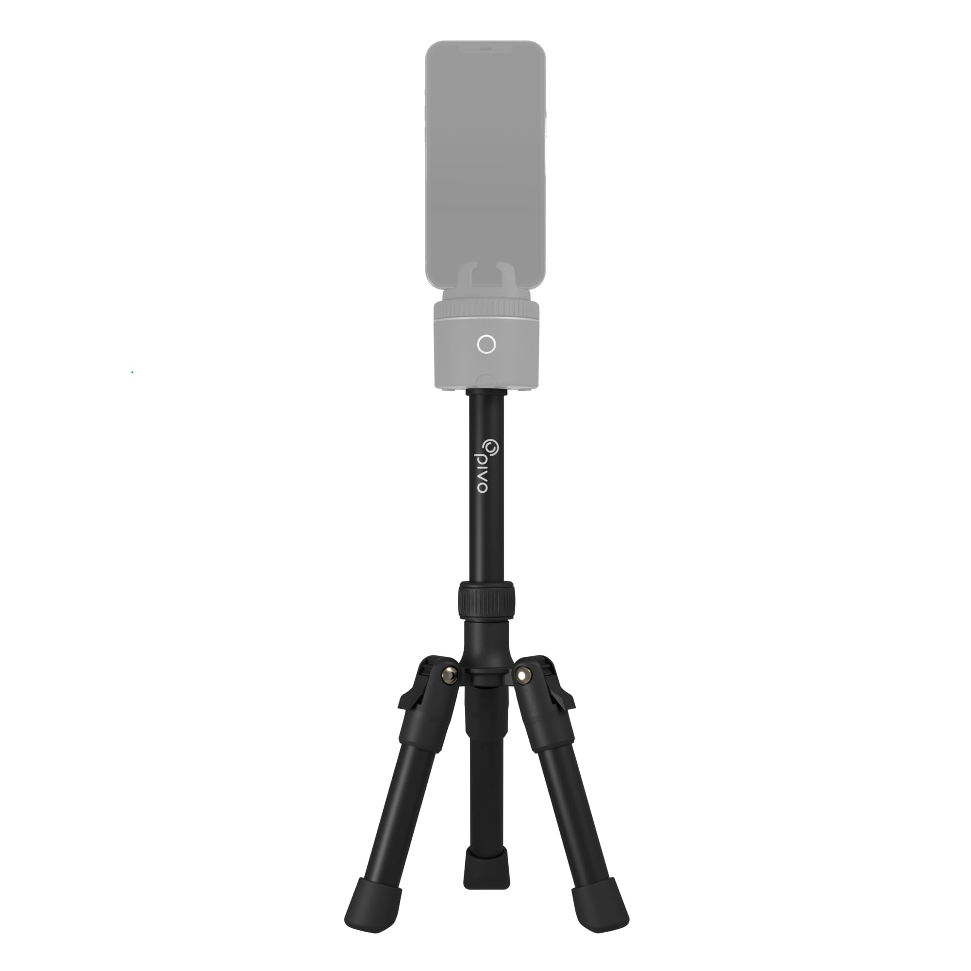 Pivo Tripod Mini 35cm Extendable Aluminum Stand for Smartphone, Camera, DSLR & Action Cam - Compact Lightweight Tripod with Universal 1/4