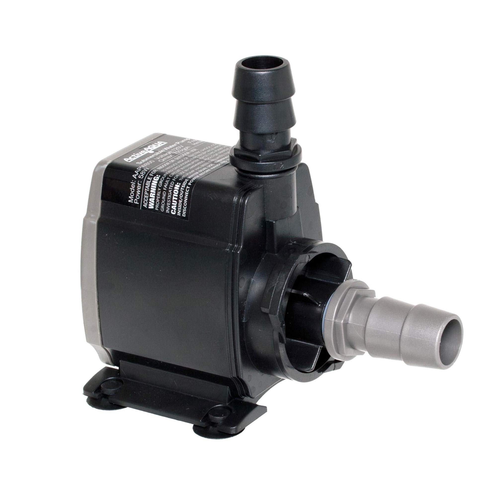 Active Aqua 550 GPH Submersible Water Pump - Oil Free & BPA Free Hydroponic System, Pond & Aquarium Pump (4 Pack) - Perfect for Indoor Gardening, Fish Tanks & Water Features