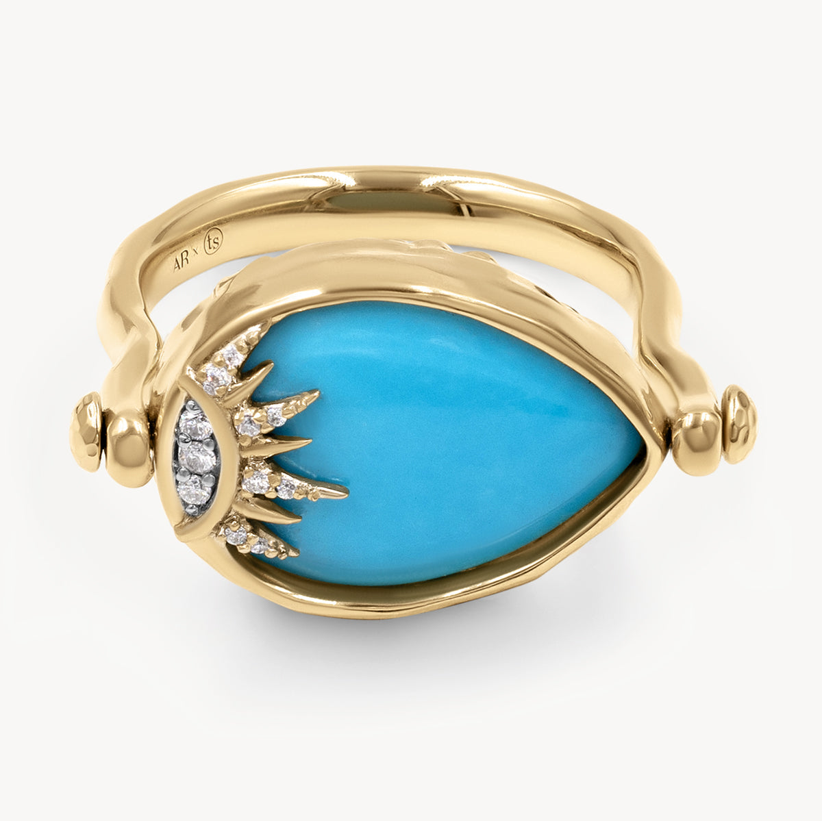 Trendy Lover Flip Ring - Adjustable & Reversible Fashion Jewelry for Women - Perfect for Valentine's Day, Anniversary & Romantic Gifts