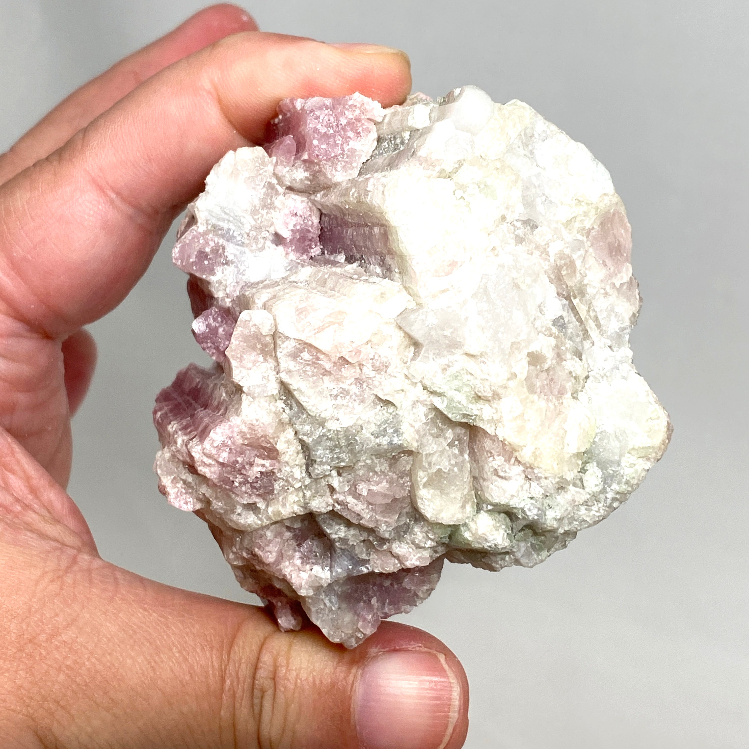 Natural Pink Tourmaline on Quartz Crystal - PTQ 04 Specimen for Mineral Collectors, Healing Crystals & Home Decor | Perfect for Meditation, Reiki & Display Cases