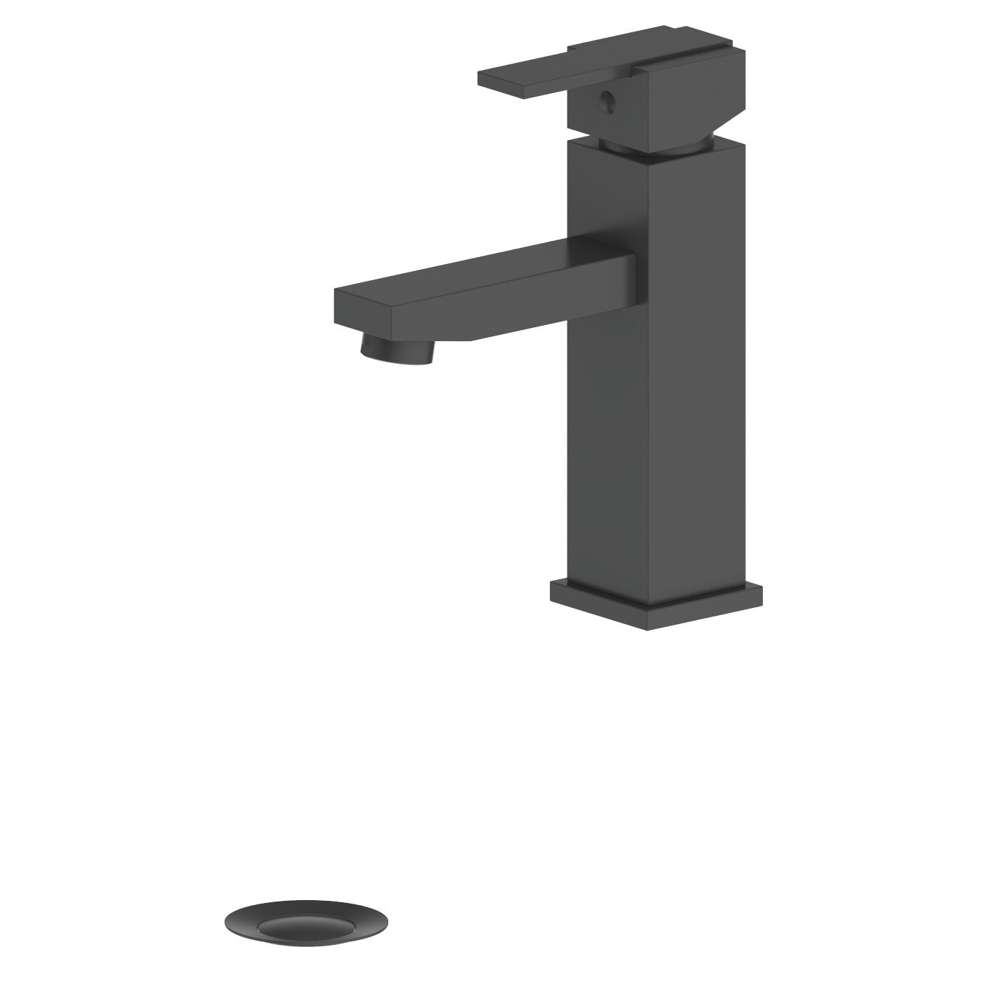 ZLINE Autograph Edition Matte Black Spooner Bathroom Faucet - Modern Waterfall Spout Design for Bathroom Vanity Sink, Perfect for Contemporary Home Decor & Luxury Spa Experience (SPN BF MB)