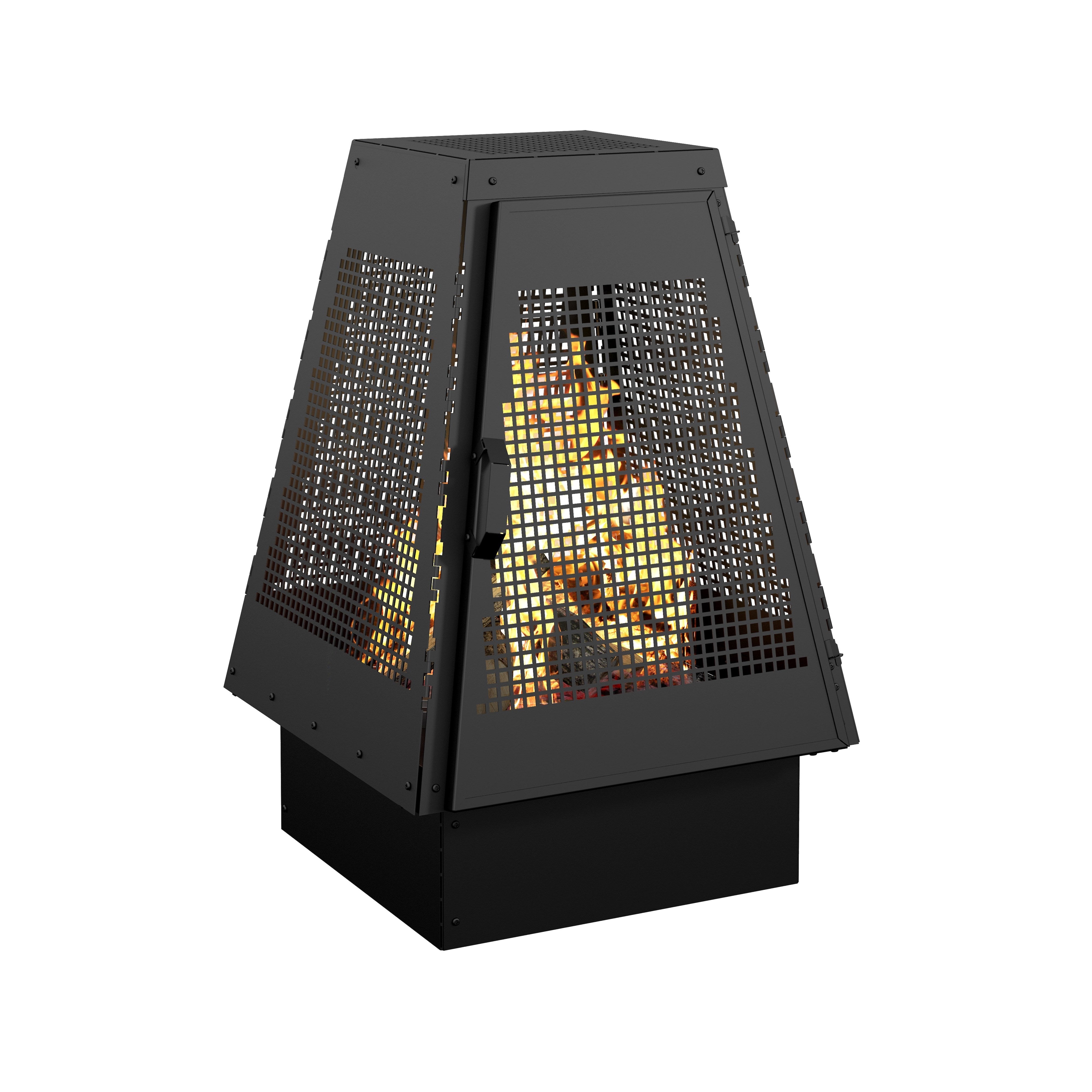 Drolet Mistral DE00400 Outdoor Wood Burning Fireplace - Patio, Backyard & Camping Heating Solution