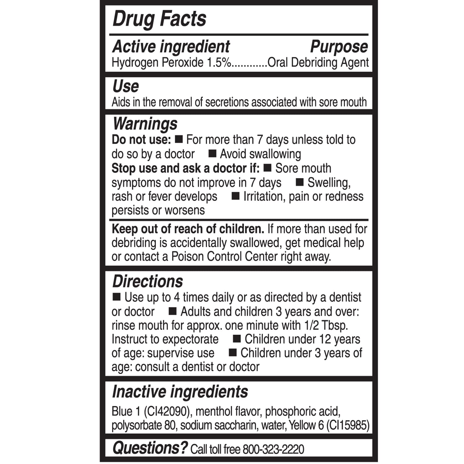 Stryker Sage Perox-A-Mint Oral Rinse - 100 Bottles (1.5 fl oz Each) - Mint Flavored Mouthwash for Fresh Breath & Oral Hygiene - Ideal for Dental Clinics, Hospitals & Home Use