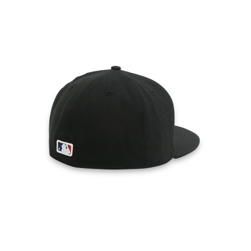 LA Dodgers World Series Black Fitted Hat for Men - Official MLB Baseball Cap for Sports Fans & Streetwear Fashion