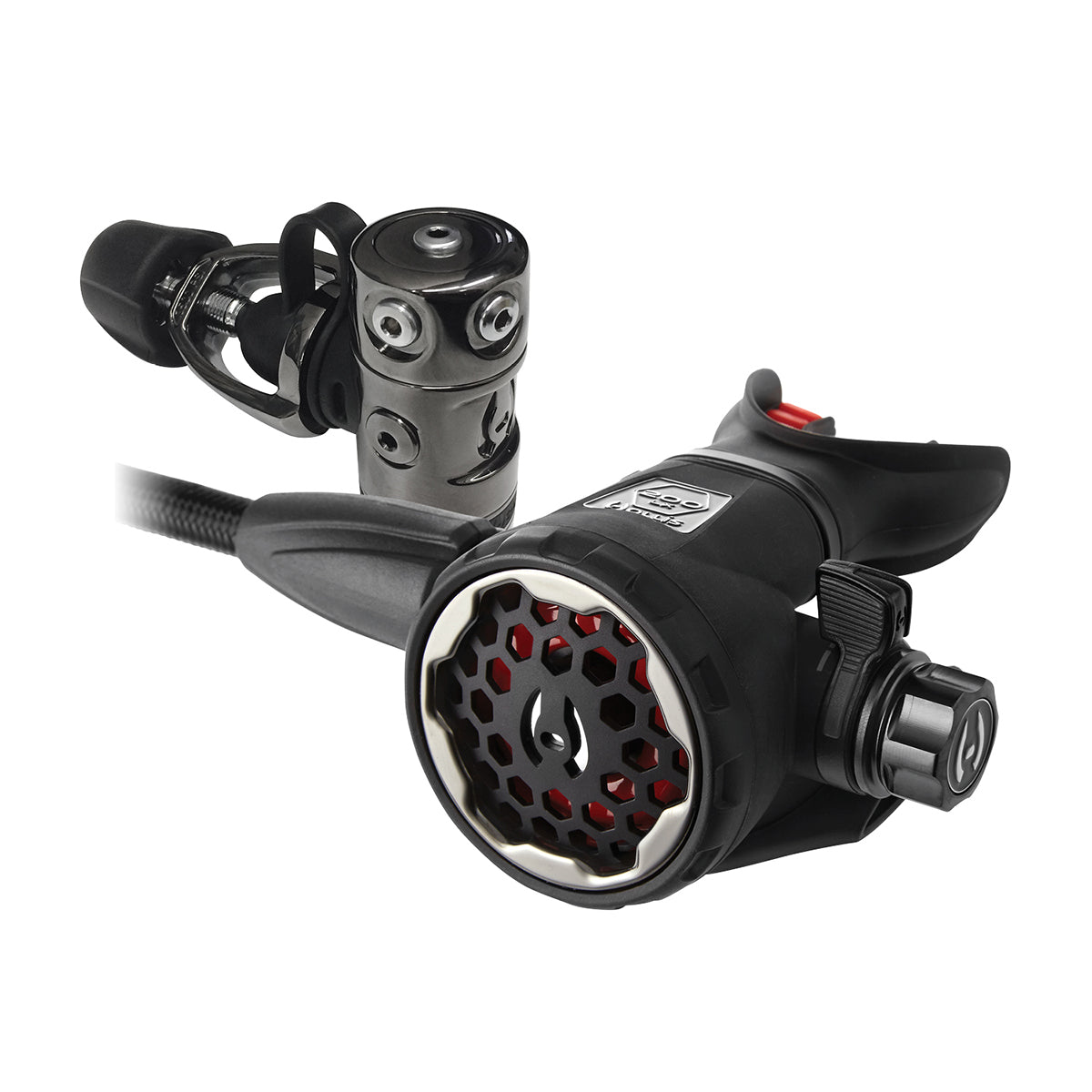 Hollis 200LX + DCX Regulator - Premium Scuba Diving Regulator for Underwater Breathing - Perfect for Deep Sea Diving, Spearfishing, and Marine Exploration