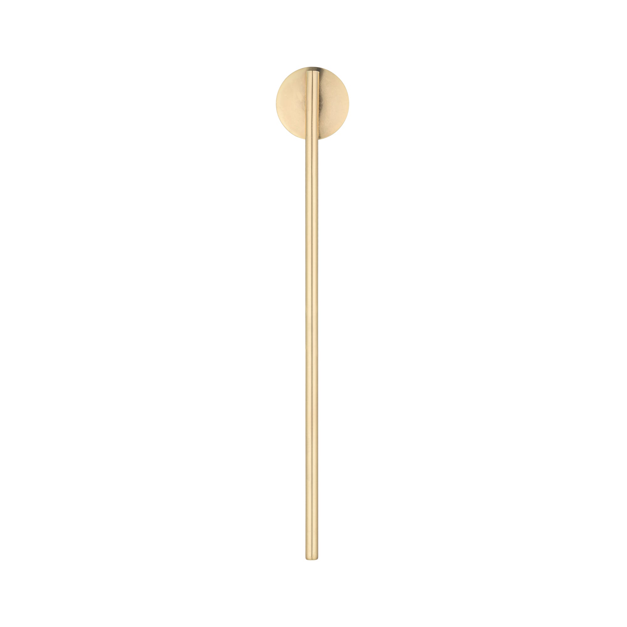 Bar Lux Gold Plated Stainless Steel Julep Spoon Straw - 7.5 Inch Cocktail Stirring Spoon - Set of 2 - Perfect for Mint Juleps, Cocktails & Iced Coffee
