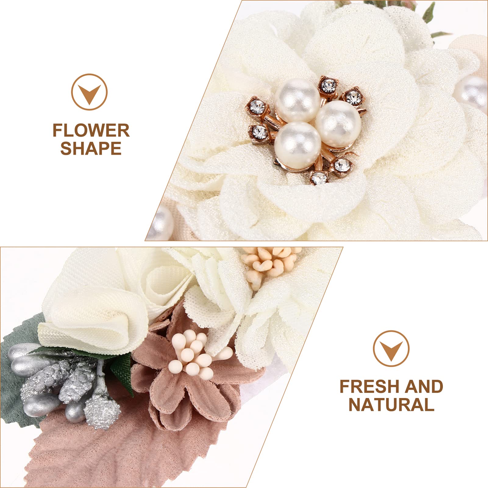GALPADA 6-Piece Newborn Baby Girl Headbands Set - Lace Headwraps with Flower Bows, Soft Elastic Hair Bands for Infants (0-24 Months) | Perfect for Photoshoots, Baptisms, Birthday Parties & Special Occasions