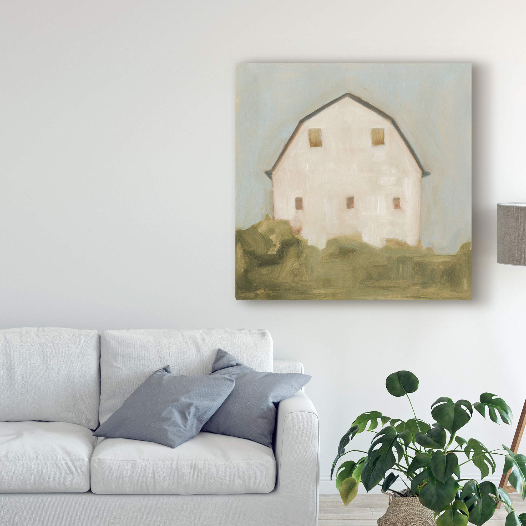 Emma Scarvey Serene Barn III Fine Art Print - 18x18 Inch Wall Decor for Living Room, Bedroom & Office | Trademark Fine Art Collection