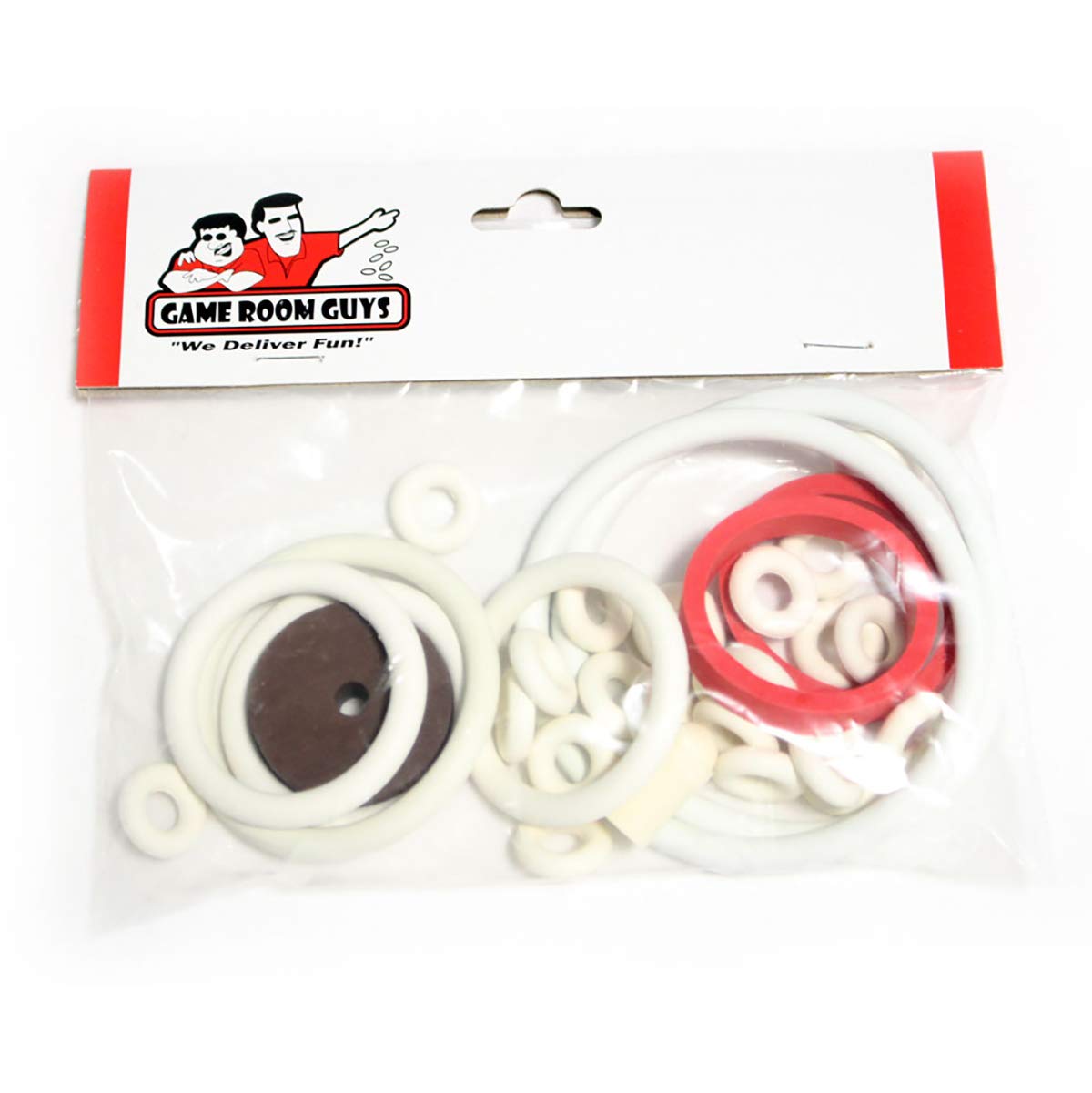 Gottlieb Sure Shot Pinball White Rubber Ring Kit - Replacement Bumper Rings for Arcade Pinball Machines - Perfect for Home Game Rooms and Arcade Maintenance