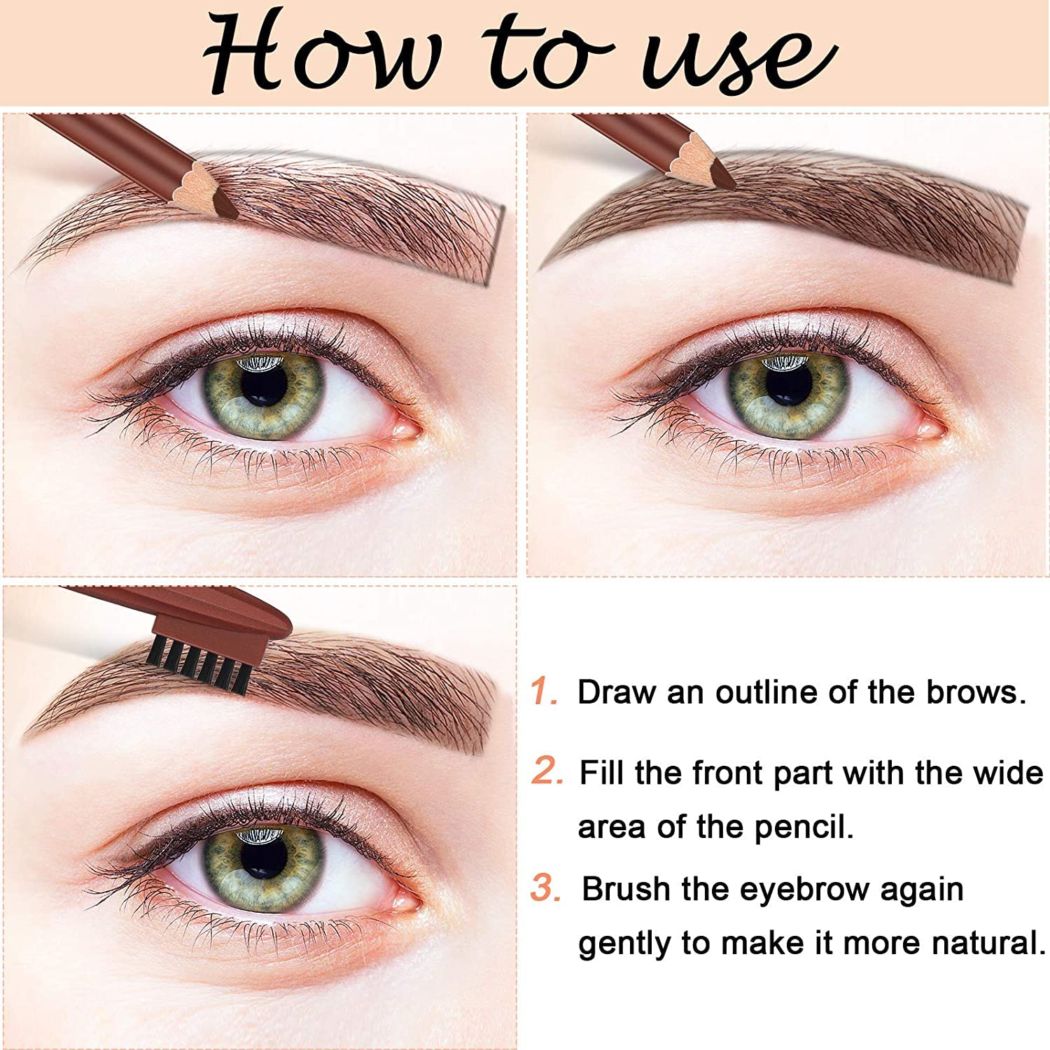 Best Eyelash Curler for All Eye Shapes - Natural Long-Lasting Curved Lash Curler for Women with Free Eyebrow Pencil | Perfect for Daily Makeup, Bridal Looks & Professional Salon Use