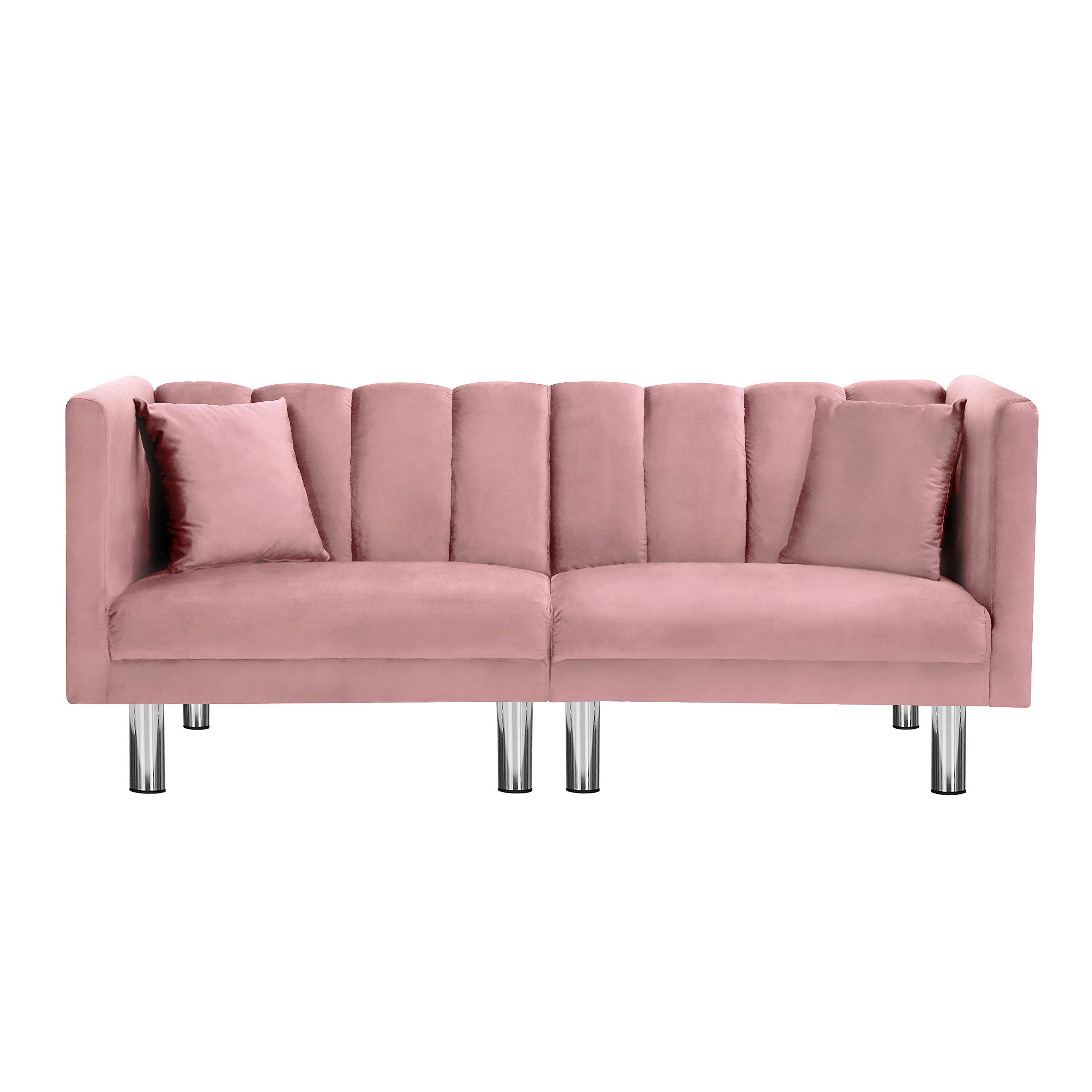 Velvet Convertible Futon Sofa Bed - 73