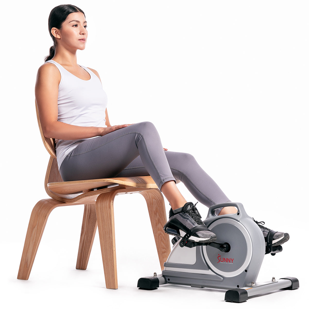 Portable Mini Exercise Bike with Magnetic Resistance - Under Desk Pedal Cycle for Home & Office Workout - Perfect for Fitness, Rehab & Sedentary Lifestyle