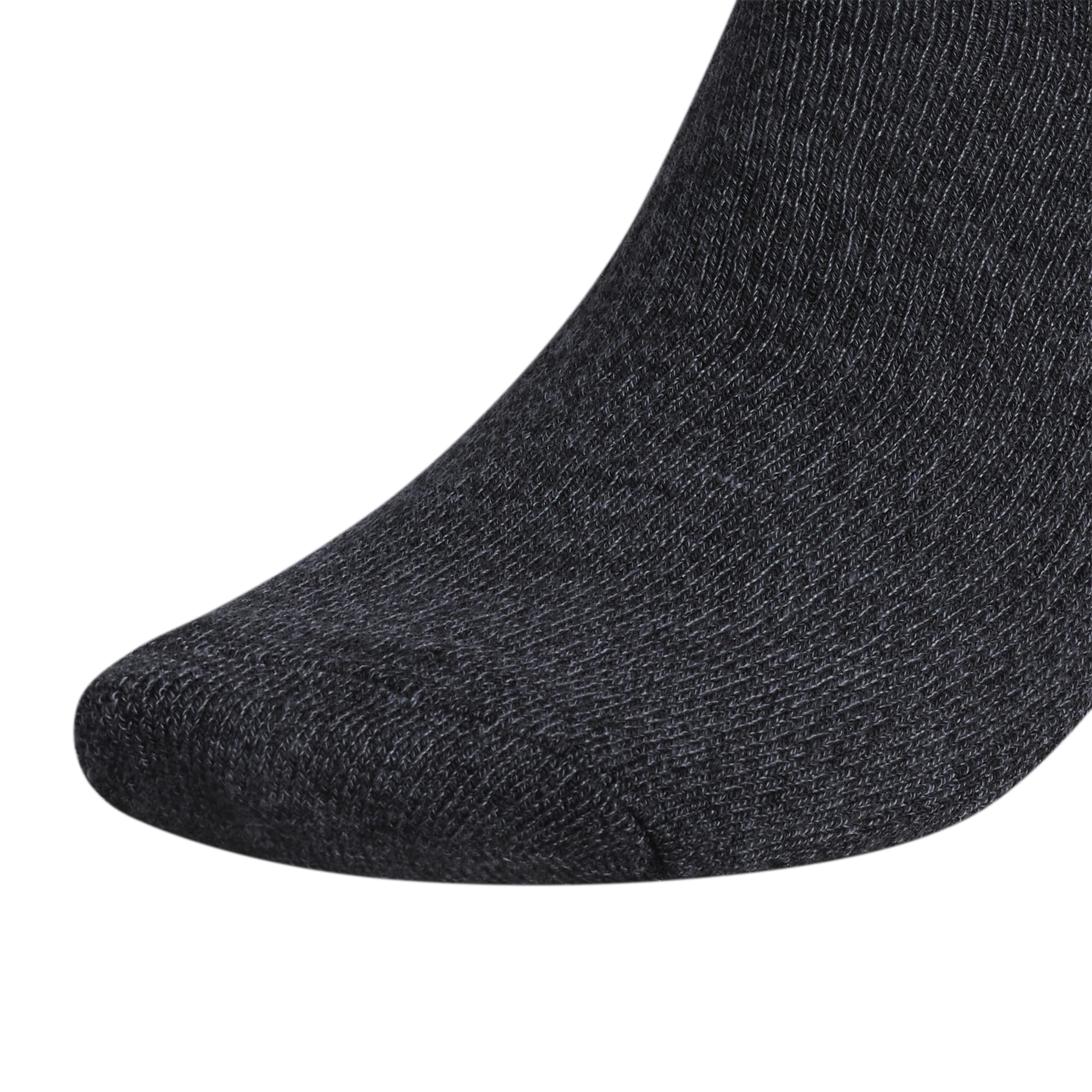 **Adidas Men's Performance Cushioned Quarter Socks with Arch Support – 6-Pack for Running, Gym & Everyday Comfort**