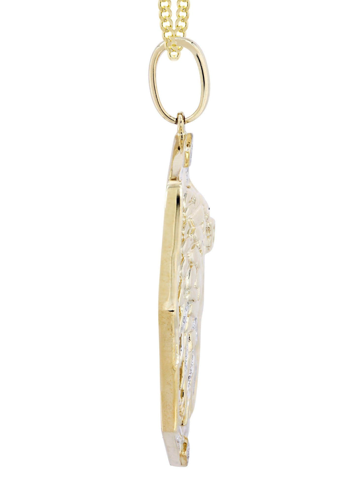 10K Yellow Gold Hawk Diamond Necklace - 0.58 Carats | Elegant Jewelry Gift for Women, Perfect for Anniversaries, Birthdays & Special Occasions