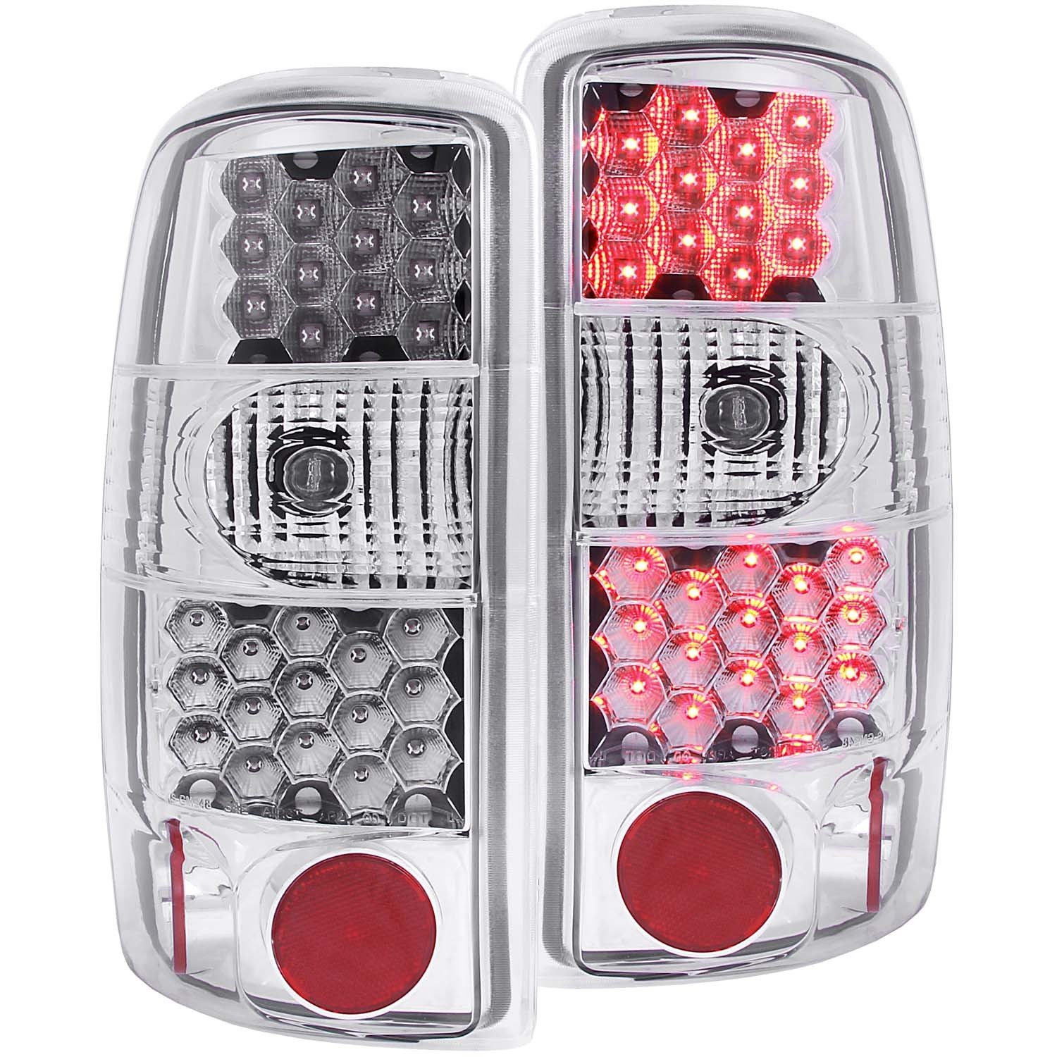 HEADLIGHTSDEPOT LED Tail Light for Chevrolet GMC Suburban Tahoe Yukon (2000-2006) - Pair of Left & Right Rear Lights - Durable, Bright Replacement for Improved Night Visibility - Perfect for Off-Roading, Camping & Daily Driving