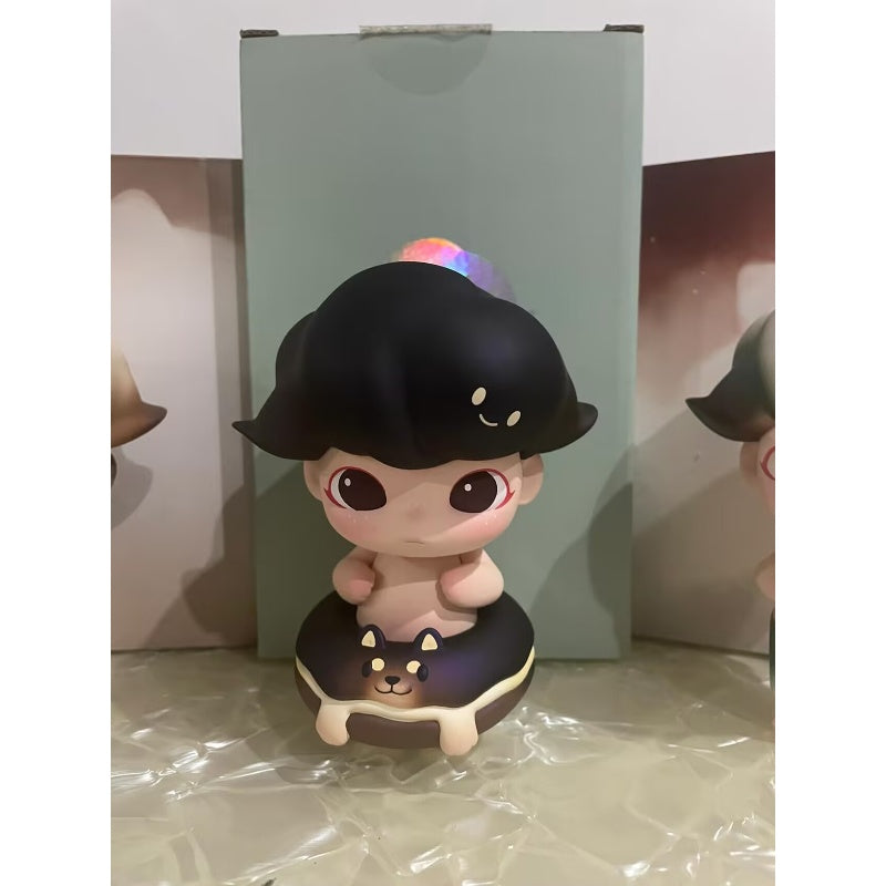 DIMOO Macaron Shiba Inu Limited Edition Collectible Figure - Cute Anime Dog Statue for Home Decor, Office Display, and Gift Giving