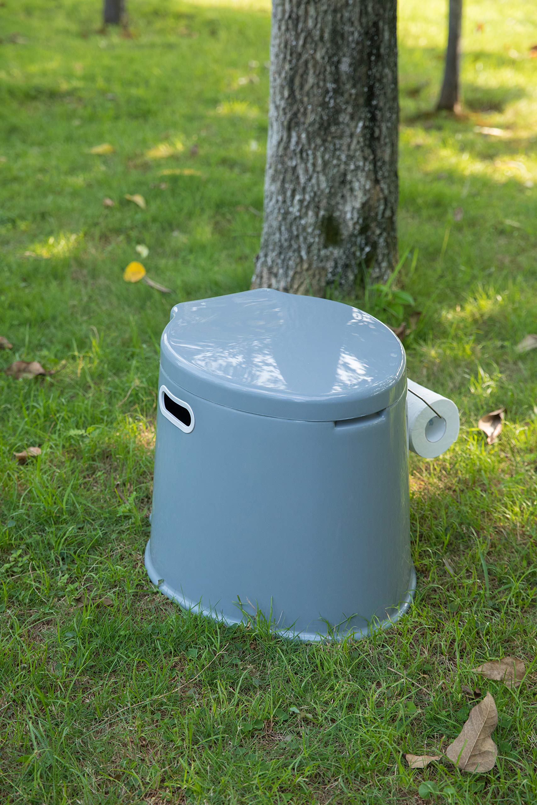 PLAYBERG Portable Travel Toilet for Camping, Hiking & Emergency Use - Compact & Lightweight Outdoor Toilet for RV, Road Trips & Off-Grid Adventures
