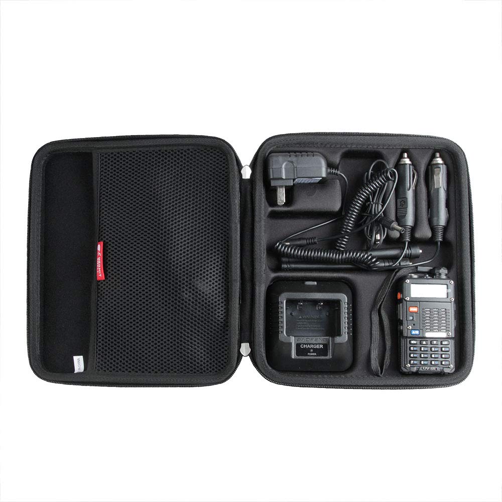 BaoFeng BF-F8HP & UV-5R 3rd Gen Hard Travel Case - Durable Protective Cover for Two-Way Radios | Perfect for Outdoor Adventures, Emergency Preparedness & Hiking