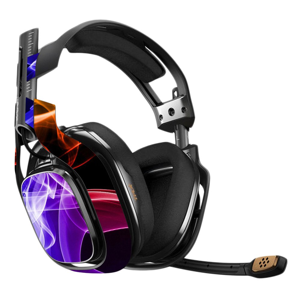 MightySkins Vinyl Decal Wrap Cover for Astro A40 3rd Gen Gaming Headset - Bright Smoke Design | Protective, Durable & Customizable Skin | Easy to Apply & Remove | Made in USA | Perfect for Gaming, Streaming & Esports