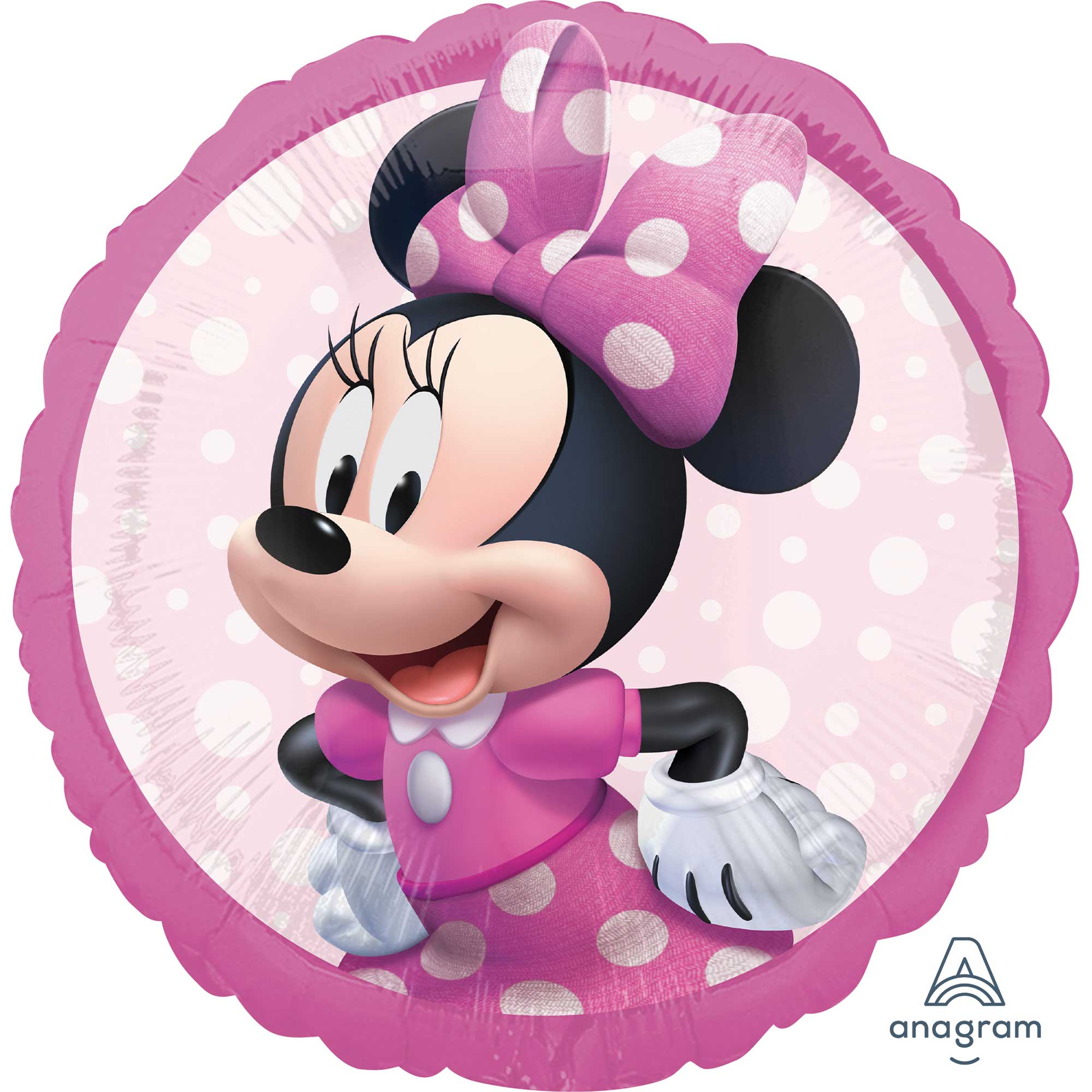 45cm Standard HX Minnie Mouse Forever Balloon - Disney Party Decorations, Birthday Celebration Supplies, Kids Room Decor, Baby Shower & Theme Party Accessories