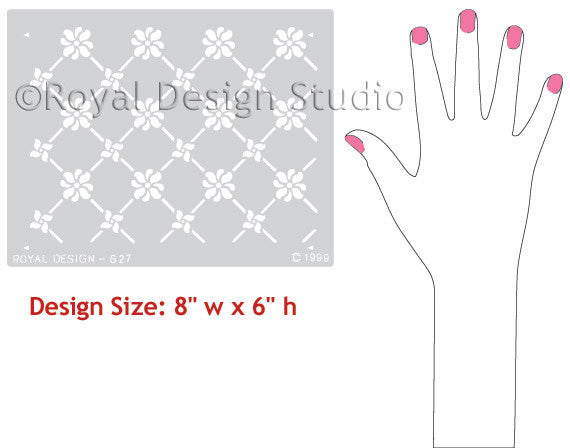 Victorian Grillework Stencil - Decorative Metal Stencil for DIY Home Decor, Wall Art, and Furniture Painting | Perfect for Vintage, Gothic, and Steampunk Projects