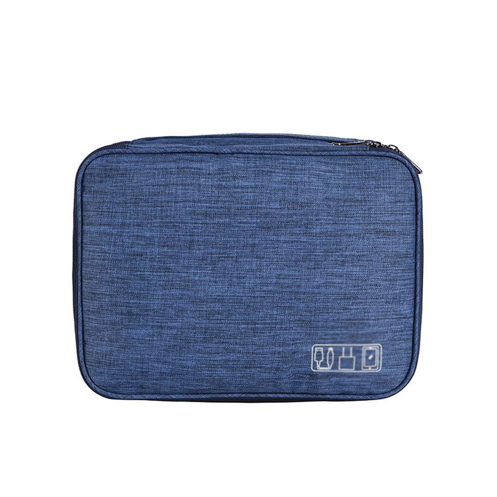 WDBBY Portable Digital Cable Organizer Bag - Waterproof Multi-Function Gadget Storage Pouch for Travel, Electronics & Cosmetics (Color: C) | Perfect for Business Trips, Home Organization & Daily Commute