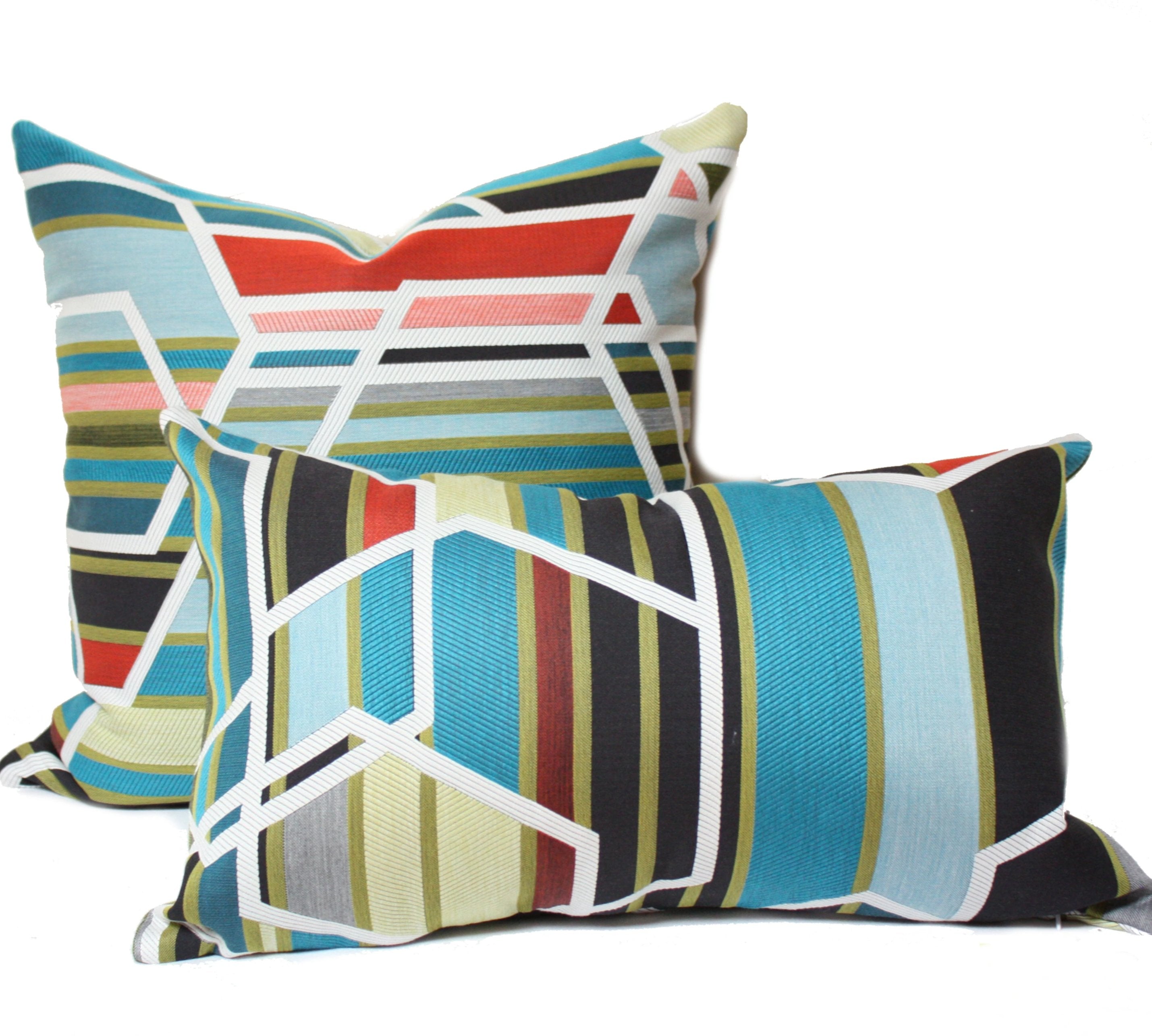 Maharam Agency Unique Decorative Throw Pillow - Stylish Home Accent for Sofa, Bed & Living Room Decor