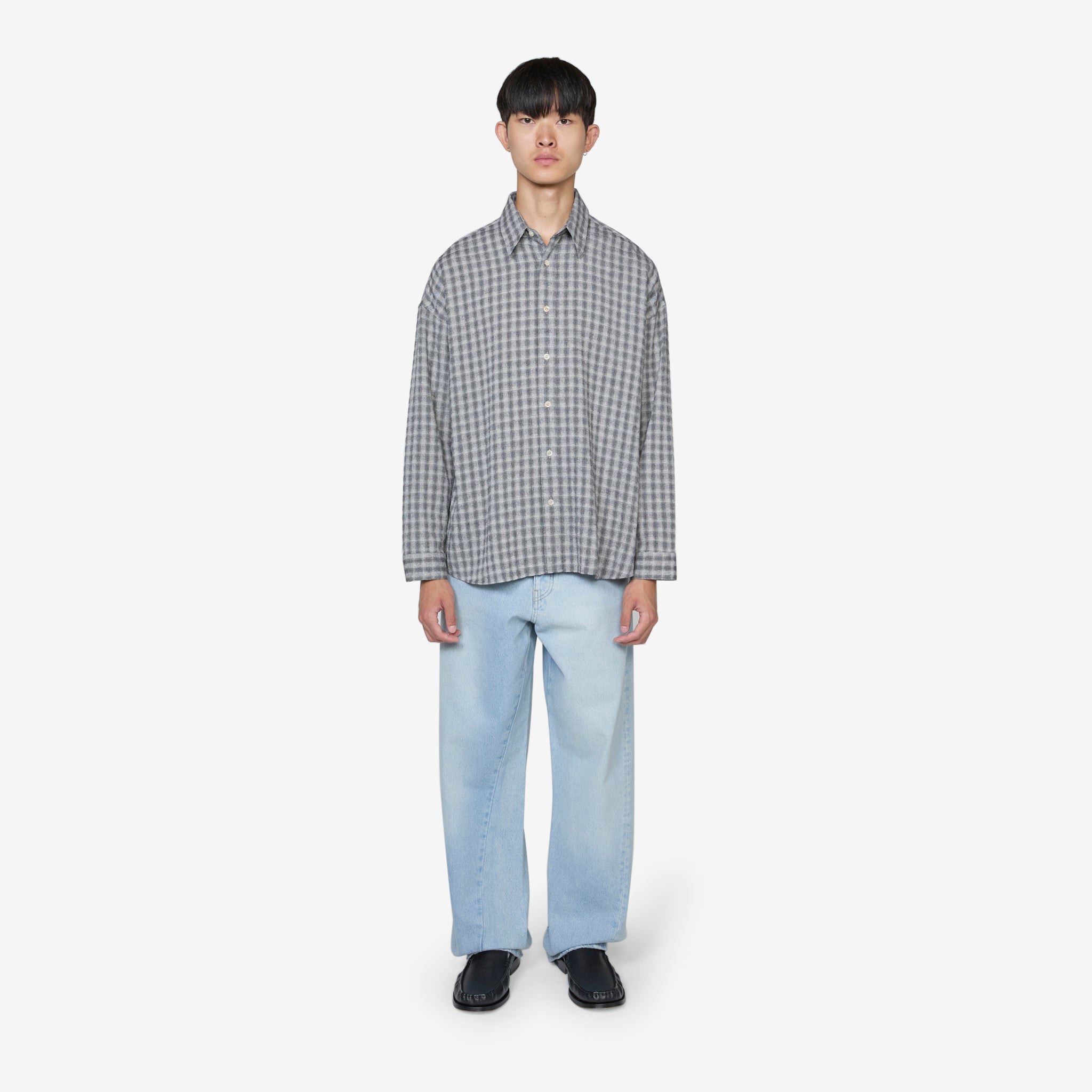 Stable Shirt Anthracite - Premium Men's Casual Button Down Shirt for Office, Date Night & Outdoor Activities