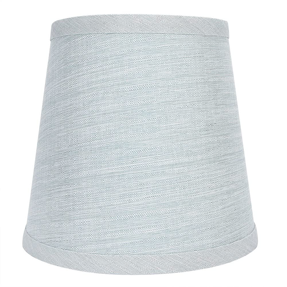 E14 Lampshade - Light Blue Cloth Chandelier & Floor Lamp Cover for Home Decor, Table Lamps, and Ceiling Lights | Perfect for Living Room, Bedroom, and Dining Room Lighting