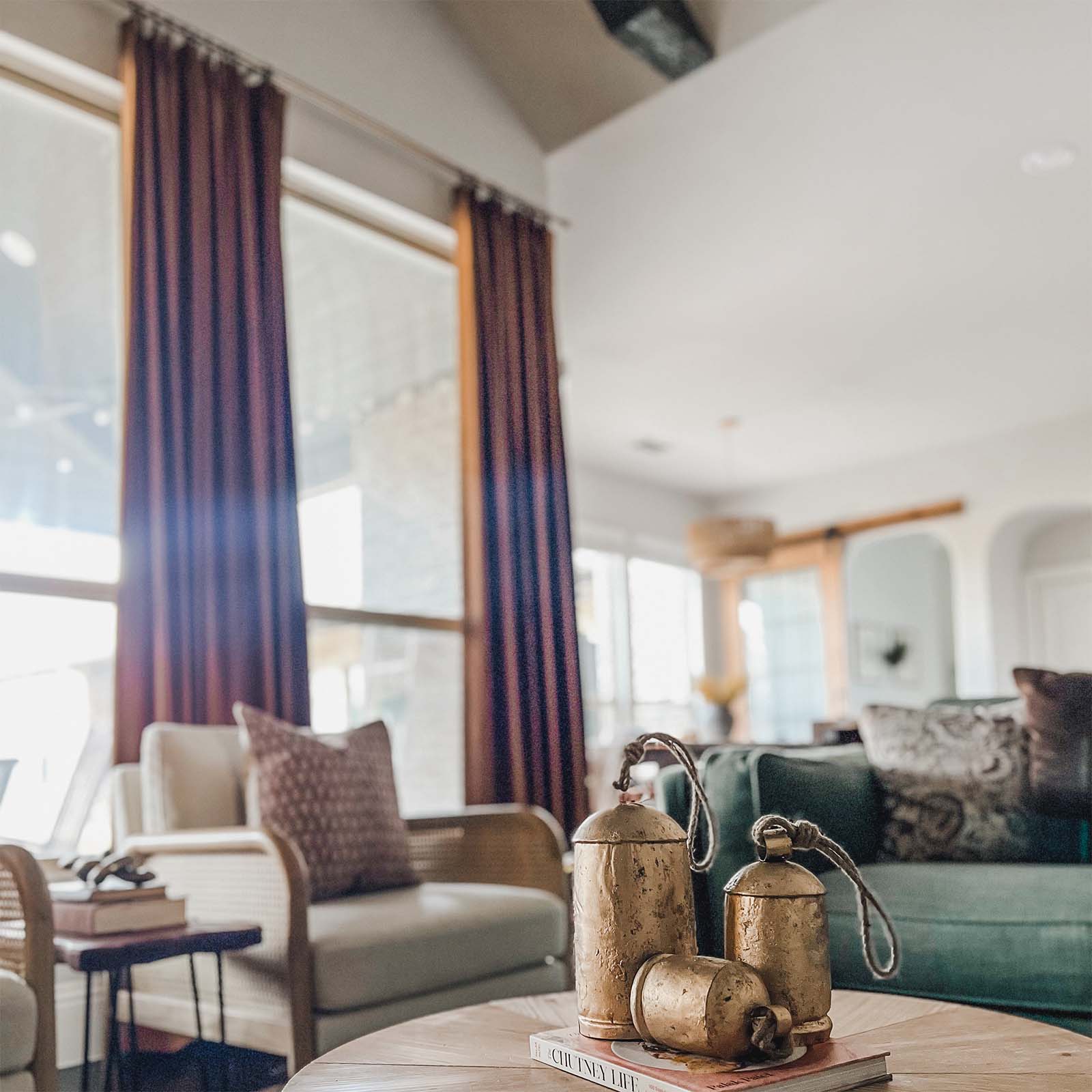 Luxury Blackout Curtains - Heavyweight Velvet Drapes with Thermal Insulation & Noise Reduction | Custom Sizes Available | Perfect for Bedroom, Living Room & Home Theater