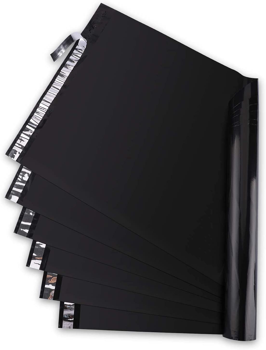 12x15.5 Inch Black Poly Mailer Envelopes - Waterproof Shipping Bags for Ecommerce, Clothing & Small Packages | Perfect for Online Stores, Amazon FBA & USPS Shipping