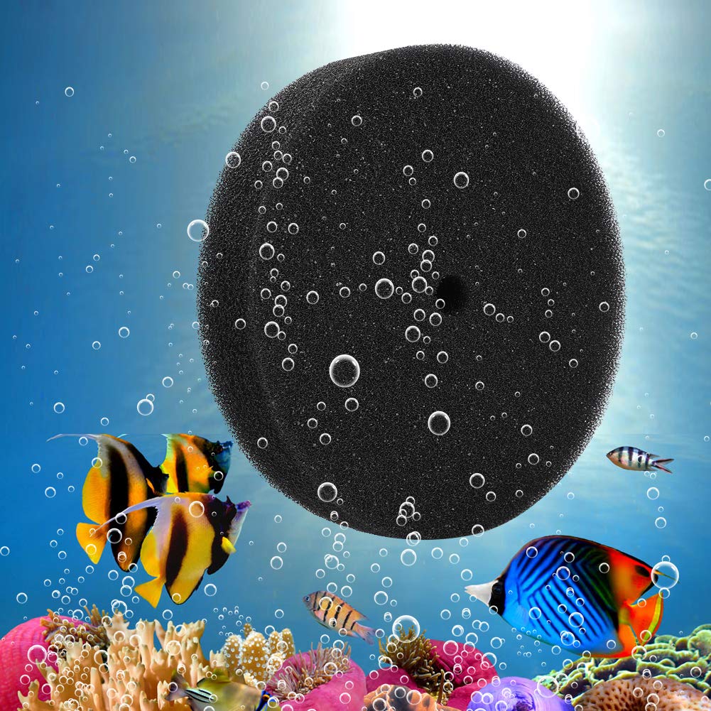 Jeanoko Aquarium Bio Sponge Filter - 5.9in for Pond & Fish Tank - Improves Water Quality
