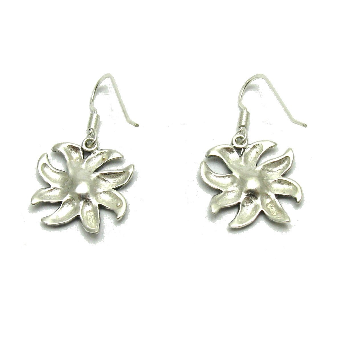 925 Sterling Silver Dangling Flower Empress Earrings for Women - Elegant & Hypoallergenic Jewelry for Parties, Weddings & Everyday Wear