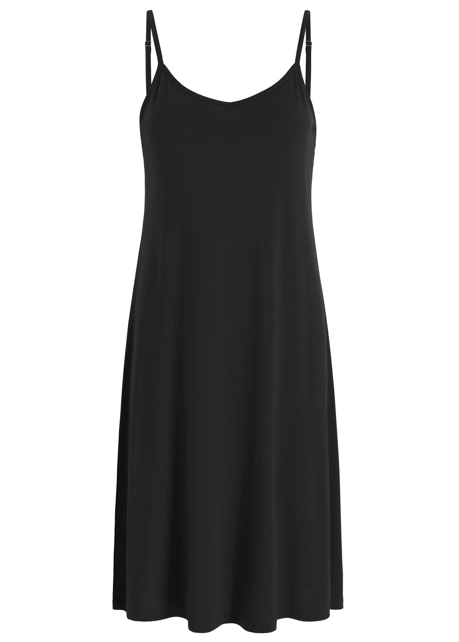 Women's Bamboo Viscose Sleeveless Nightgown - Soft Sleep Dress for Women - Comfortable Summer Pajama Dress for Lounge, Travel & Home Wear
