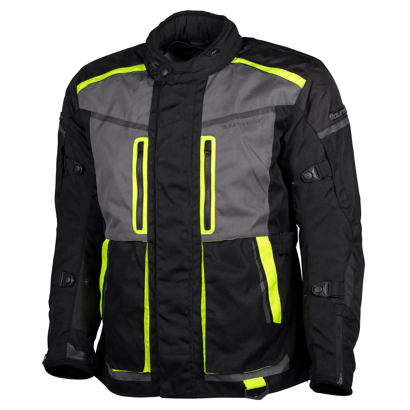 Tourmaster Men's Transition Motorcycle Jacket - Waterproof & Breathable Riding Gear for All Seasons | Perfect for Commuting, Touring & Adventure Riding