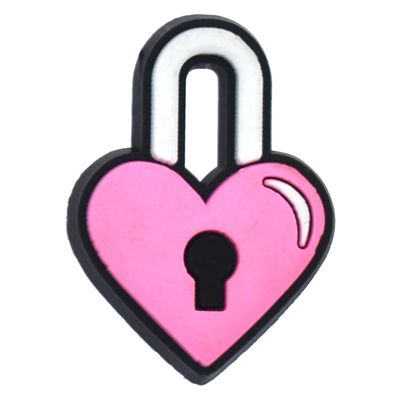 Pink Shoe Charms for Crocs - 1pc Hat, Bag, Camera & Notebook Decorative Pins - DIY Clogs Accessories for Women & Kids - Perfect for Christmas Gifts & Customizing Shoes