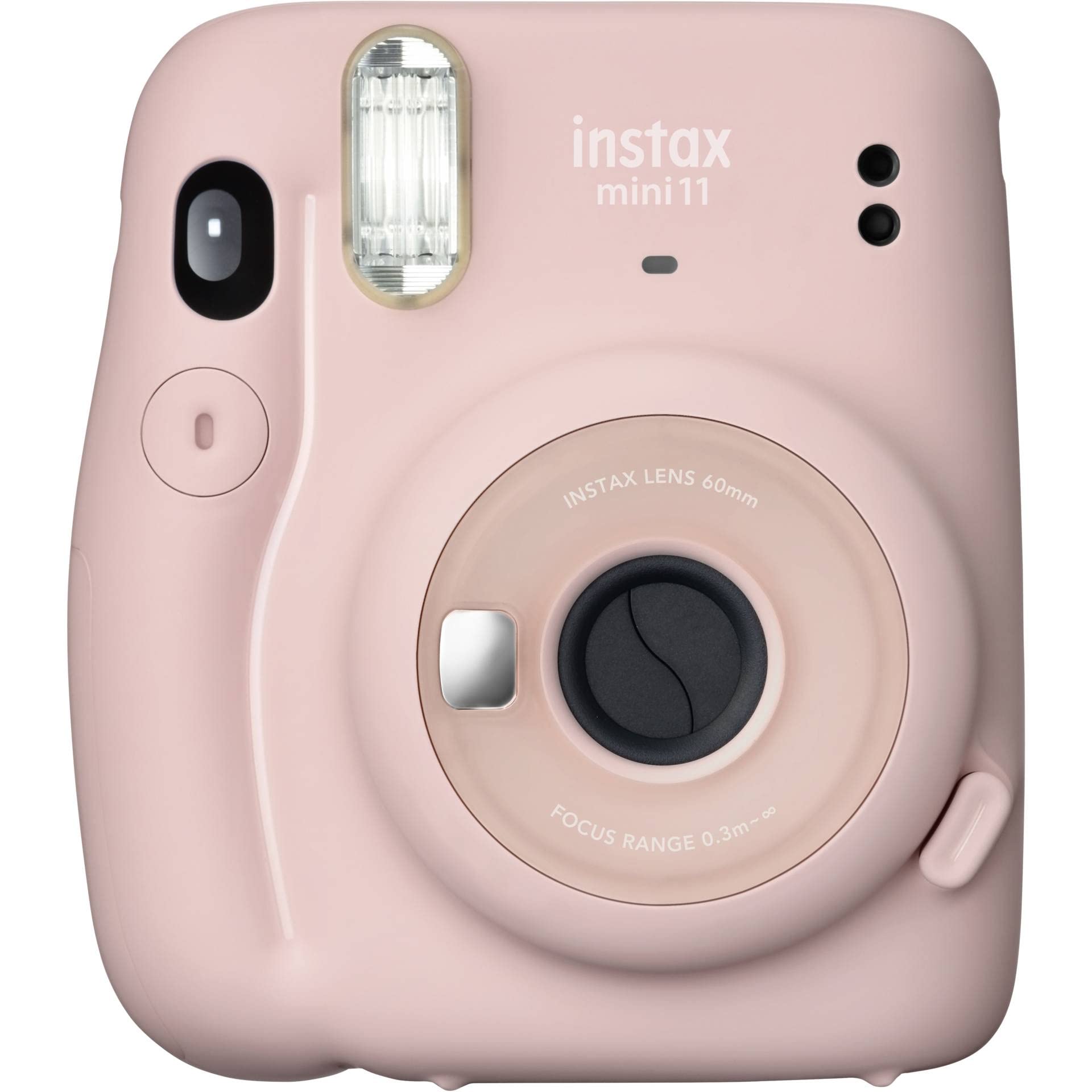 Fujifilm Instax Mini 11 Instant Camera Bundle with 20 Shots Film, Protective Case & Decorative Frames - Blush Pink | Perfect for Parties, Travel & DIY Photo Gifts