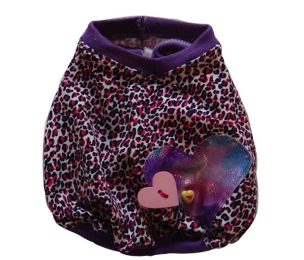 Leopard Love Dog T-Shirt for Small Dogs - Cute Animal Apparel for Pets - Perfect for Daily Walks, Pet Parties & Photo Shoots
