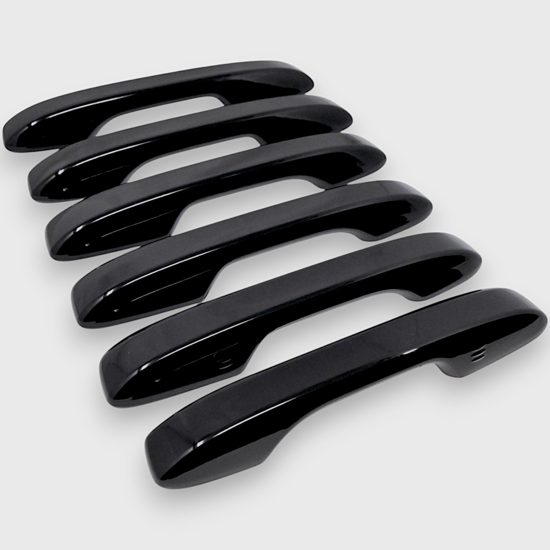 Gloss Black Chrome Delete Door Handle Cover Set with Keyless Sensors - DH6336BLK - Perfect for Car Customization & Exterior Upgrades