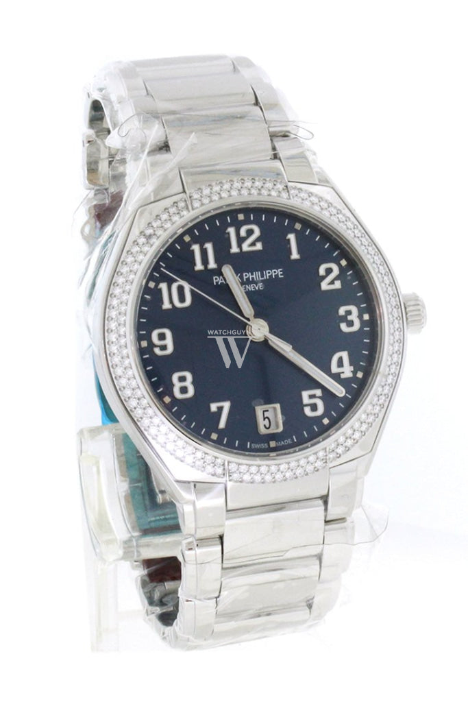 PATEK PHILIPPE Twenty 4 Blue Sunburst Dial Automatic Ladies Diamond Watch 7300/1200A-001 | Luxury Swiss Timepiece for Women | Perfect for Gala Events, Business Meetings & Special Occasions