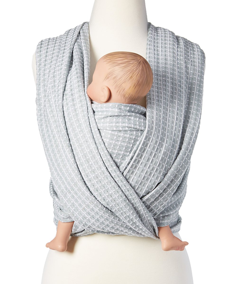 Premium Hip Baby Wrap - Soft Woven Baby Carrier for Infants & Toddlers (0-36 Months) | Ergonomic Baby Sling Carrier for Hands-Free Parenting | Ideal for Baby Shower Gifts, Nursing Cover & On-the-Go Parenting | Kiwi Honeycomb Design