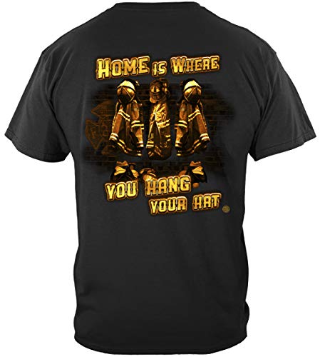 077-home is Where You Hang Your Hat Firefighter