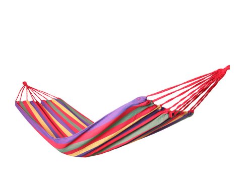 ArkHenry Outdoor Camping Single Hammock with Spreader Bar & Pillow - Portable Lightweight for Backpacking, Hiking, Beach & Garden Relaxation