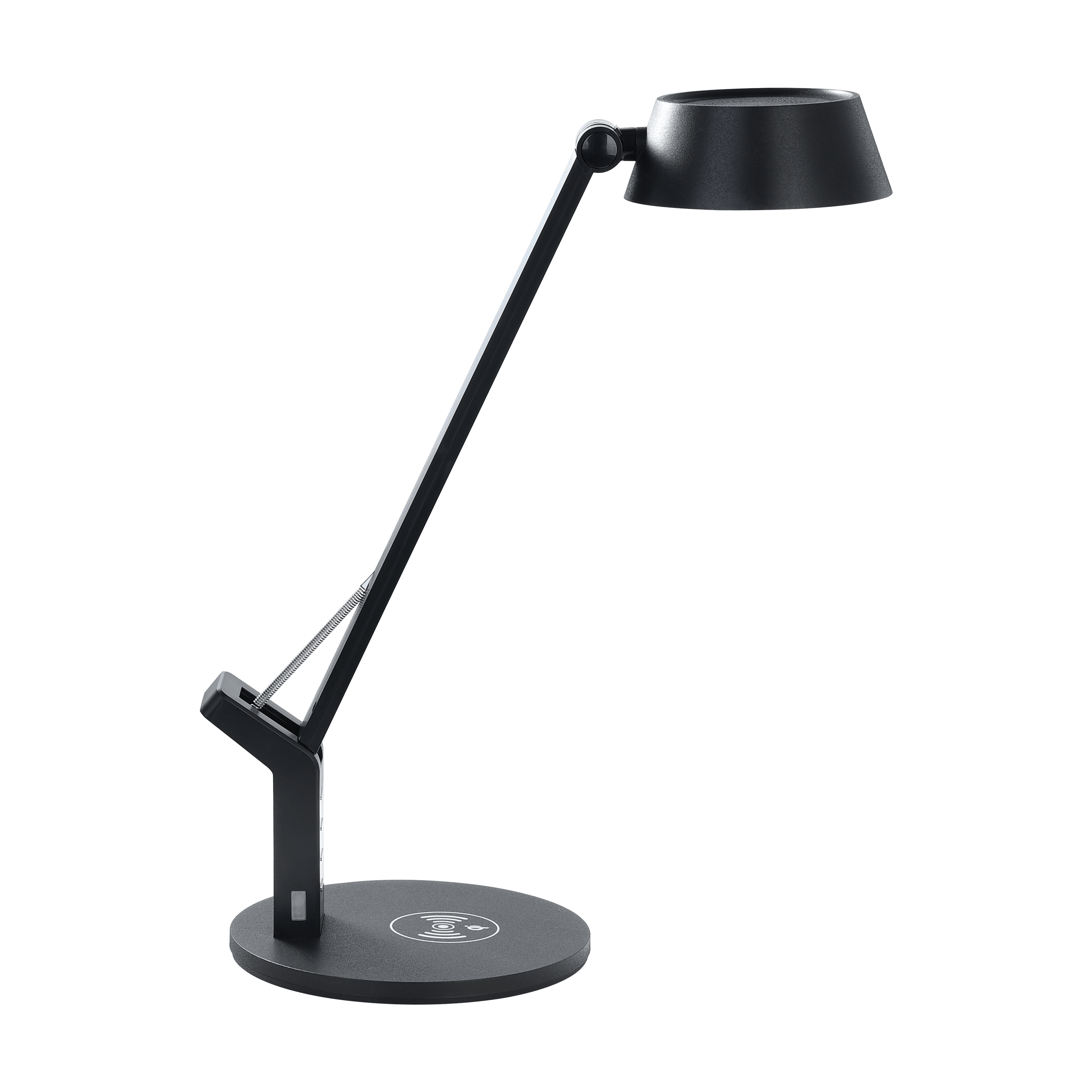 Eglo Banderalo Modern Black LED Touch Table Lamp - Adjustable Brightness for Bedroom, Living Room, and Office Desk Lighting