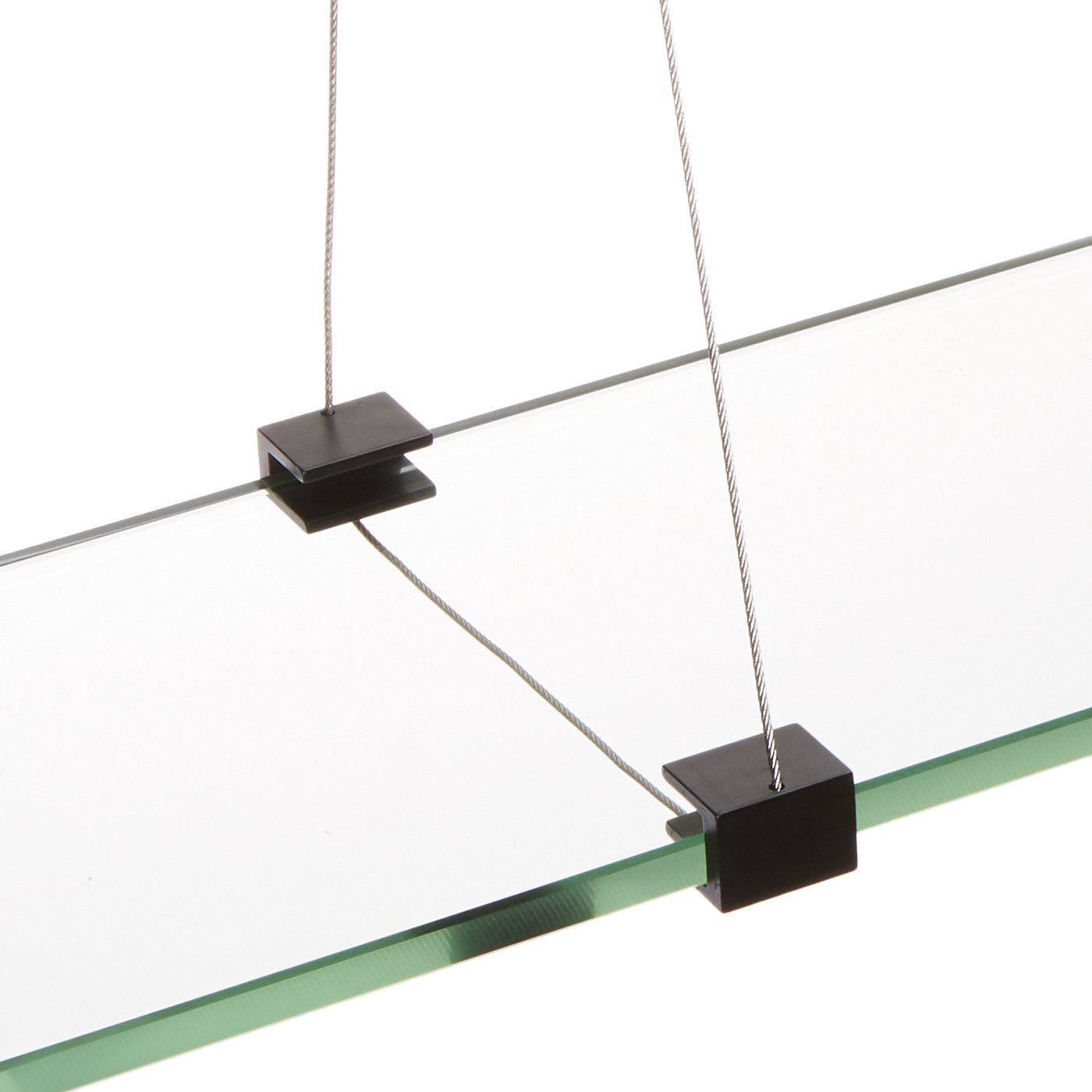 Spancraft Glass CR-12x24-Black Crane Glass Shelf - 12