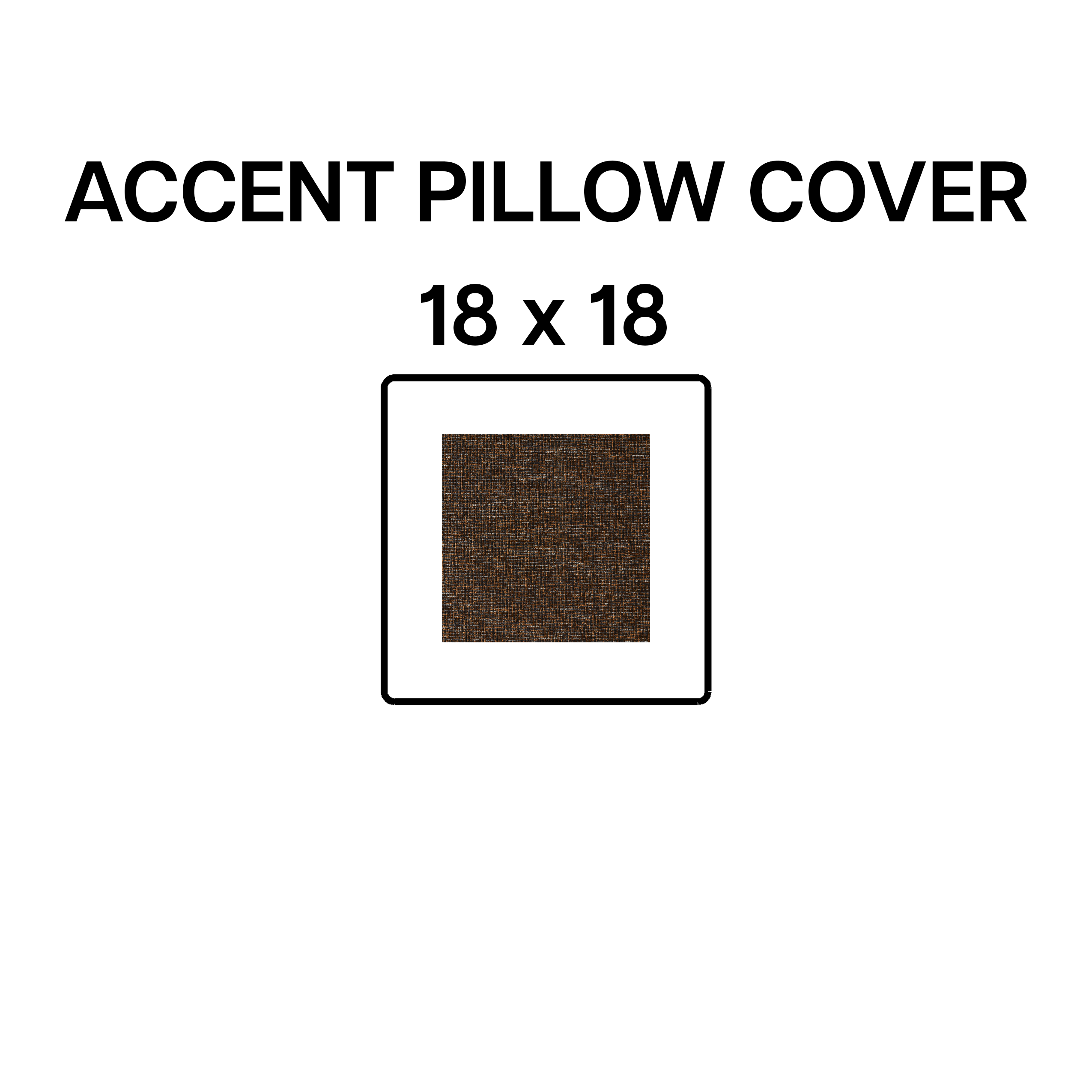 18x18 Inch Decorative Throw Pillow Cover - Phantom BP 641 88 Soft Accent Cushion Case for Sofa, Bed, Living Room & Home Decor