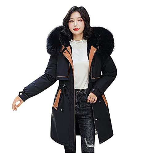 Stylish Women's Spring Jackets - Oversized Hooded Mid-Length Cotton Outerwear for Casual Wear | Perfect for Outdoor Activities & Daily Fashion